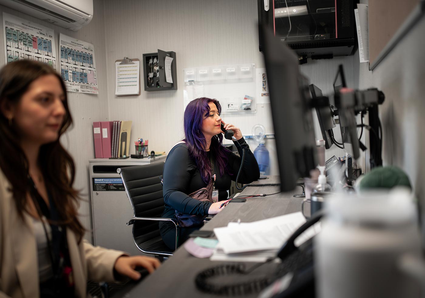 emergency housing receptionists